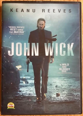 John Wick DVD with Keanu Reeves, Michael Nyqvist, Alfie Allen, Adrianne Palicki - Image 1 of 3