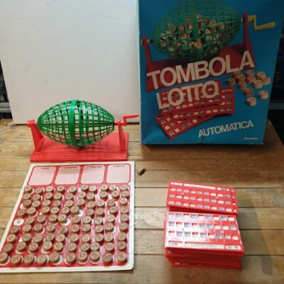 Giochi Adriano Tombola lotto Al Mare Automatica Vintage - Immagine 1 di 4