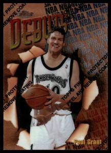 1997 Finest #120 Paul Grant Rookie Card RC