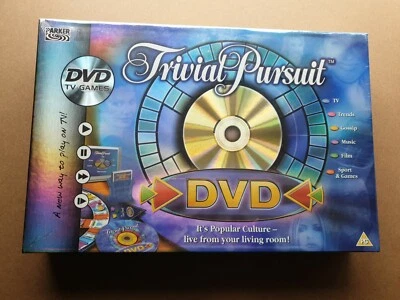 Trivial Pursuit DVD/TV edition - Board Game. Sealed with flaws. Region 2 DVD. - Image 1 of 4