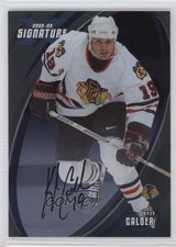 2002-03 ITG Be A Player Signature Series Signatures Kyle Calder #084 Auto