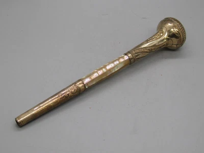 Antique Victorian FC Co. Gold Filled Umbrella Parasol Mother of Pearl MOP Handle - Image 1 of 4