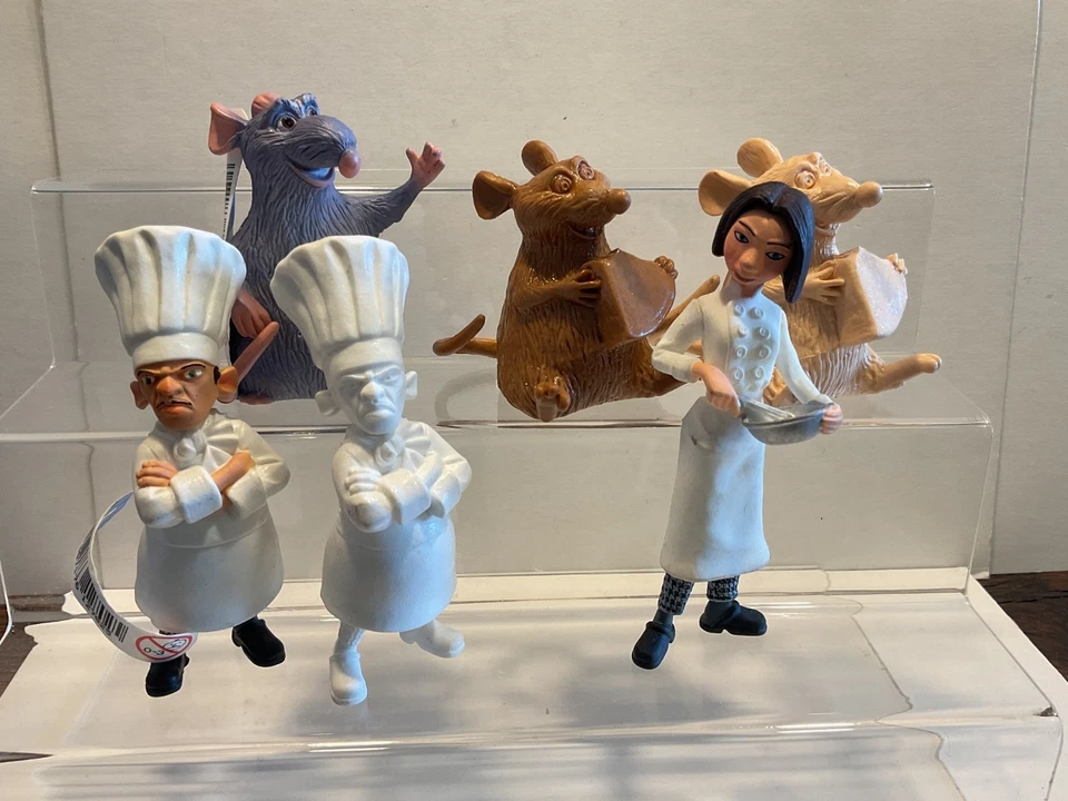 Disney Ratatouille Bully 2008 Figur Auswahl Koch Ratte Skinner Colette Django - Bild 1 von 1