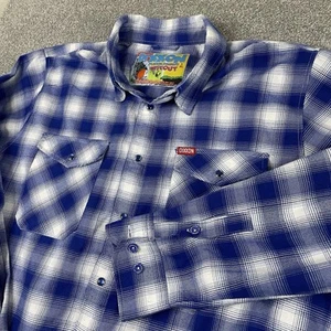 Dixxon Flannel Co. Wipeout Hemd Herren 2XL kariert Langarm Perlen Druckknopf - Bild 1 von 9