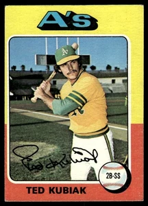 1975 Topps Ted Kubiak Oakland Athletics #329 - Picture 1 of 2