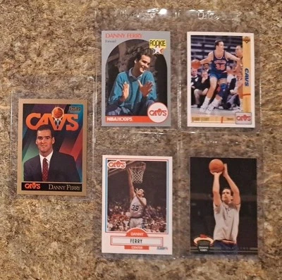 (5) Tarjeta de novato Danny Ferry 1990-91 Fleer Hoops Skybox RC Upper Duke Cavaliers Foto 1 de 4