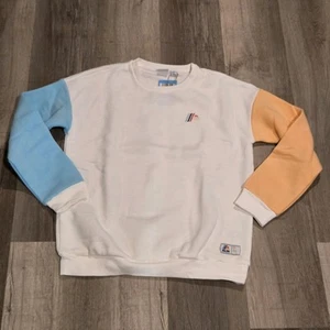 Aldi Gear 2025 Children’s white Pullover Sweatshirt Size M 10-12 ALDI - Picture 1 of 8