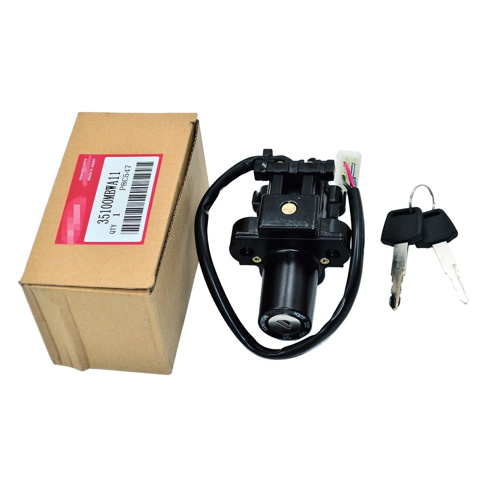 OEM 35100-MBW-A11 Ignition Switch For 2001 2002-2006 05 HONDA CBR600 F4I New US Foto 1 de 4