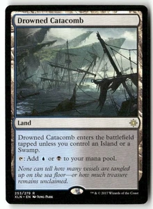 Drowned Catacomb - Ixalan MTG NM - Picture 1 of 2