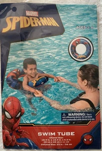 New Marvel “Spider-Man” Swim Tube INFLATABLE AGES 3-6 - Bild 1 von 2