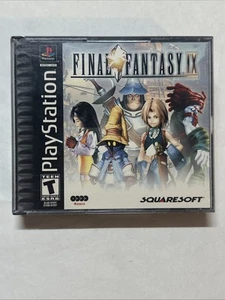 Final Fantasy 9 - Sony PlayStation 1 PS1 Original Case No Manual Black Label - Picture 1 of 5