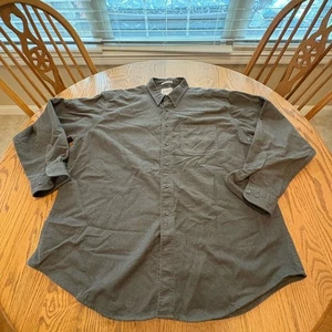 Woolrich Sportsman Chamois Hemd oliv schwer Flanell Herren XXL - Bild 1 von 9