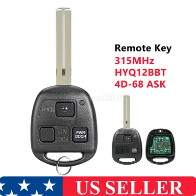 For 2004 2005 2006 Lexus RX330 Remote Control Key Fob HYQ12BBT 4D68 Foto 1 de 4