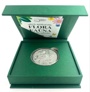 Pièce de 0,25 euro en argent Italie 2025 "La Margerite - Flore & Faune" 1 once argent - Photo 1/3