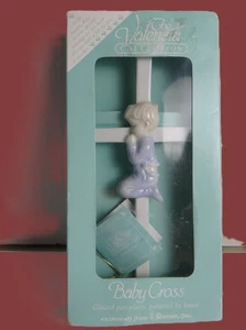 NEW ROMAN BABY BOY CROSS THE VALENCIA COLLECTION PRAYING - Picture 1 of 3