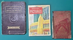 VINTAGE SOUVENIRS: 1893 World's Fair-Chicago & 1935 Century of Progress Atlas - Picture 1 of 19