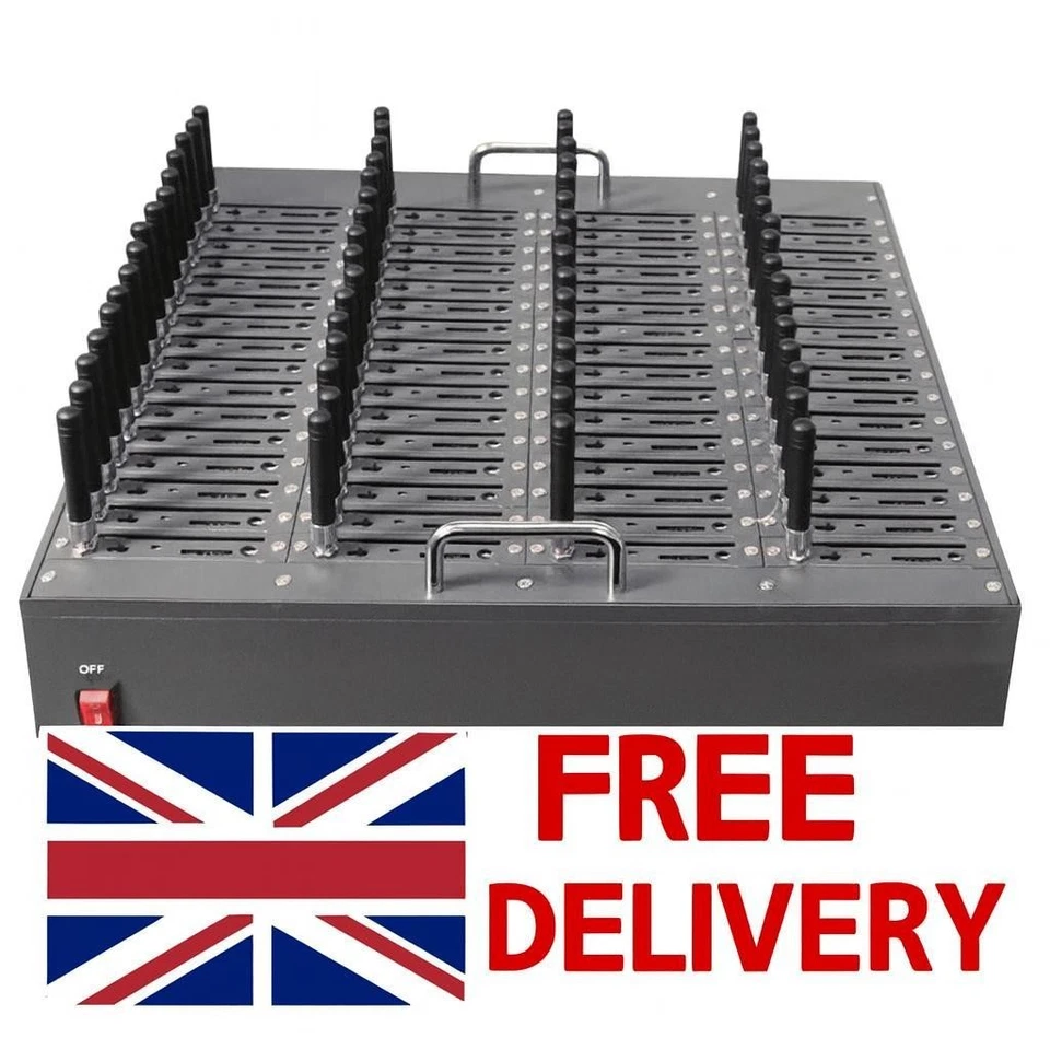 64-Port GSM Modem Pool SKYLINE TYH64 | Bulk SMS Sender USB | 2G AT Command | Lin - Image 1 of 4