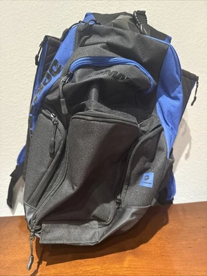 Mochila de beisebol softbol DeMarini Voodoo OG pacote de taco azul preto  - Imagem 1 de 4