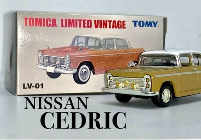 Tomica Limited Vintage LV-01 Nissan Cedric 1st Gen Diecast Car 1/64 Scale Japan - Image 1 of 4