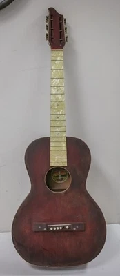 1930s Bruno Stromberg Voisinet USA Made Pearloid Fretboard Acoustic Guitar AS-IS - Image 1 of 4