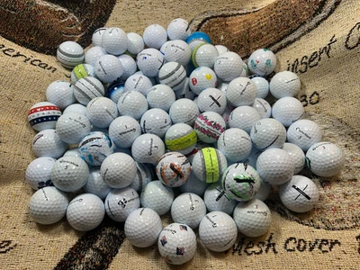 TaylorMade AAAA used Golf Balls (100) - Image 1 of 4