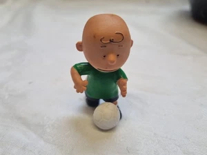 Peanuts Charlie Brown Football Soccer  snoopy figurine SC22078 cake topper toy - Picture 1 of 10