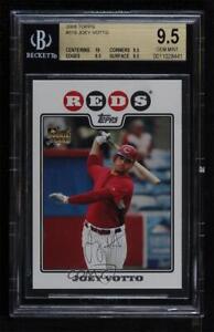 2008 Topps Joey Votto #319 BGS 9.5 GEM MINT Rookie RC