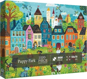 BBoldin~PUPPY PARK (Complete)~1000 pc puzzle~Lettered pieces - Picture 1 of 9