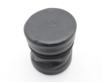 Leica Black Leather Lens Case 3.50" x 3.00" Leitz (#16786) - Image 1 of 4