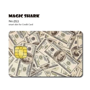 Kreditkarte SMART Aufkleber Skin vorgeschnitten kleiner Chip NUR VORDERSEITE  - Bild 1 von 1