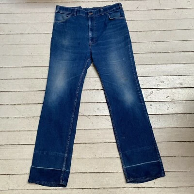 Vintage 1970s Levis para Hombre Naranja Tab Vaquero Ee.uu. 38 x 34 - Imagen 1 de 4