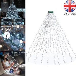 400LED Christmas Tree Star Topper String Lights Waterfall Indoor Xmas Tree Light - Picture 1 of 15