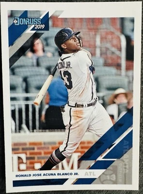 2019 Donruss Name Variation #87 Ronald Jose Acuna Blanco Jr. Atlanta Braves SP - Image 1 of 2