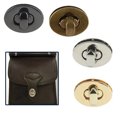 TRIMMING SHOP Chiusura chiusura girevole forma ovale per borsetta artigianale fai da te 1-10 pezzi