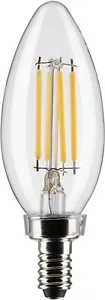 Satco S21264 4 Watt Vintage Edison Dimmable B11 Candelabra (E12) LED Bulb, PK 24 - Picture 1 of 8
