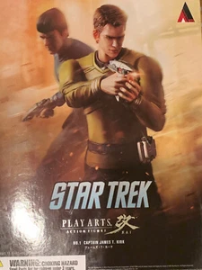 *DAMAGED* Star Trek: #1 Captain James T. Kirk Play Arts Kai Action Figure - Picture 1 of 6