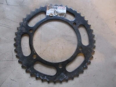 NOS YAMAHA IMI 254444 10 33 MOTOR BIKE SPROCKET 44T 6MM X 50T 230MM OD 125MM ID - image 1 of 4
