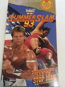 WWF - Summerslam 93 (VHS, 1993) Bret Hart Undertaker Shawn Michaels - Picture 1 of 7