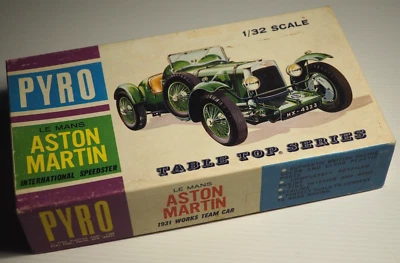ASTON MARTIN Le Mans - Maquette Plastique à Monter 1/32e PYRO USA  1966 - TBE - Photo 1/4