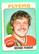 (1) BERNIE PARENT  1975-76 O-PEE-CHEE # 300 FLYERS GOALIE CREASED (F7459)