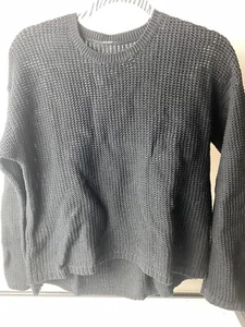 Maglione donna Lululemon nero maglia spessa vestibilità regolare taglia M/L bello!!! HTF - Foto 1 di 6