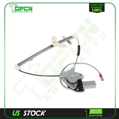 Se adapta a 01-05 Honda Civic Sedán Regulador de ventana eléctrica con motor lado del pasajero trasero Foto 1 de 4
