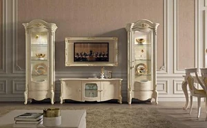 tv Schrank Rahmen Lowboard Design Möbel Holz Gruppe Set rtv Anrichte Wohnzimmer - Bild 1 von 7