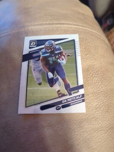 DK Metcalf 2021 Donruss Optic Football Chrome Base Card #196 Seattle Seahawks - Picture 1 of 2