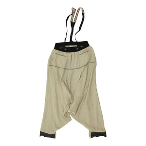 Pantalones Harén Beige Gingersnap | Para Hombres Bali Boho Hippy Informal Biskra Correas Sueltos - Imagen 1 de 5
