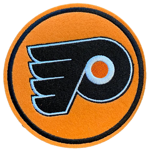 Parche bordado con el logotipo del equipo Philadelphia Flyers Foto 1 de 2