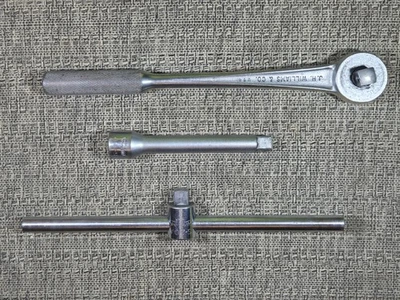 Lot of 3! Williams 1/2" Drive Ratchet S-52  Breaker Bar S-20A Extension S-110P - Image 1 of 4