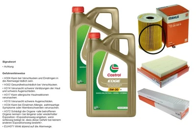 Mahle Inspección Set 10L Castrol Edge 5W-30 C3 Para Jeep Commander 3.0 CRD - Imagen 1 de 4