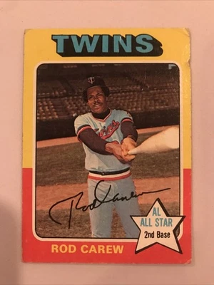 1975 Topps Rod Carew  #600 Twins - Image 1 of 4