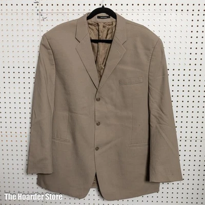 Calvin Klein 三扣西装外套 100% 羊毛 48R 码 — 第 1/4 张图片